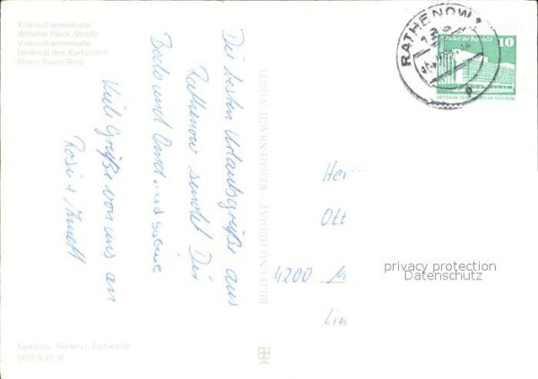 Rathenow Wilhelm- Pieck- Strasse Volksschwimmhal – Bild 2