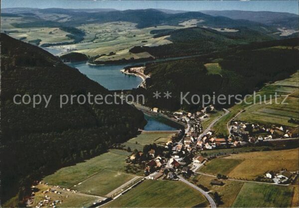 Diemelsee Diemeltalsperre Fliegeraufnahme