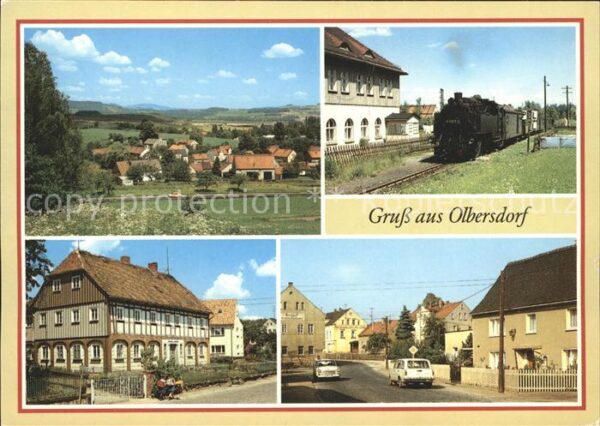 Olbersdorf Sachsen Schmalspurbahn Umgebindehaus August- Be