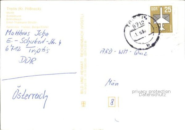 Triptis Markt Schlossturm Ernst- Thälmann- Stra – Bild 2