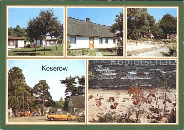 Koserow Ostseebad Usedom Rekonstruiertes Fischerhaus Strand am S