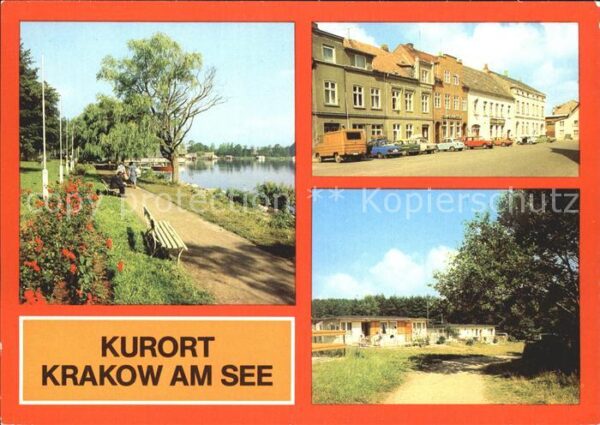 Krakow See Promenade Markt Bungalowsiedlung