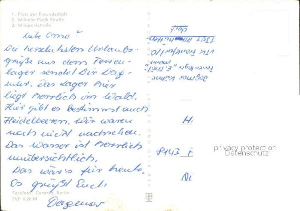 Eberswalde Platz der Freundschaft Wilhelm- Pieck- – Bild 2
