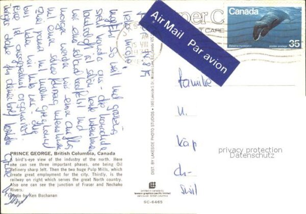 Prince George British Columbia Fliegeraufnahme – Bild 2