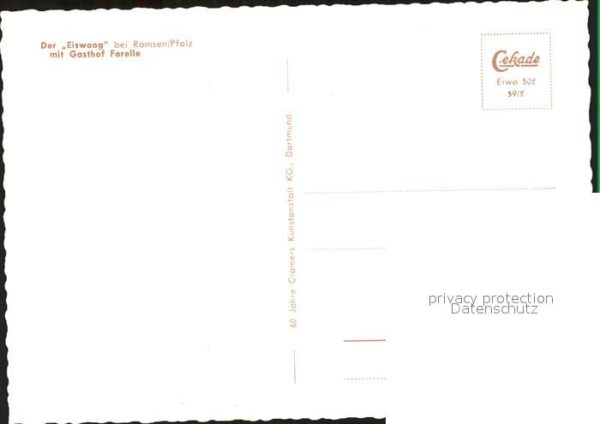 Ramsen Pfalz Eiswoog Gasthof Forelle Fliegeraufnahme – Bild 2