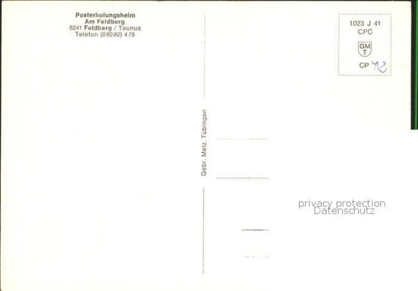Feldberg Taunus Posterholungsheim – Bild 2