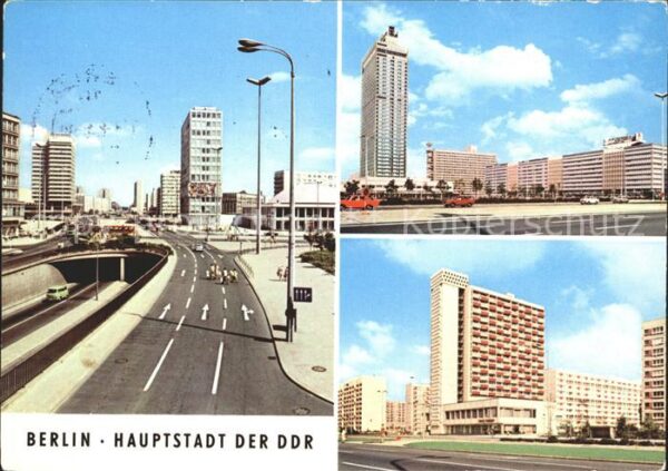 Berlin Autotunnel Alexanderplatz Interhotel St