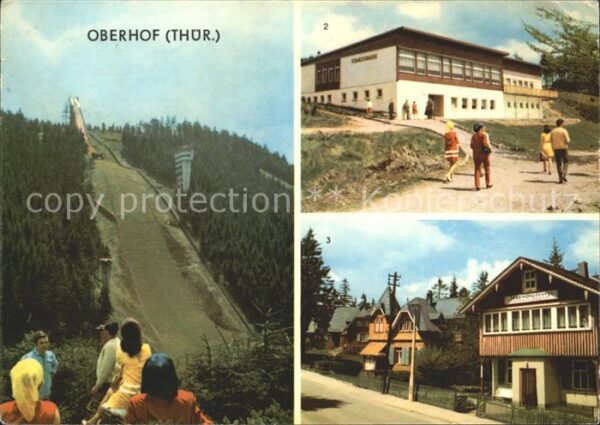 Oberhof Thueringen Schanze am Rennsteig Jugendherberge Alb