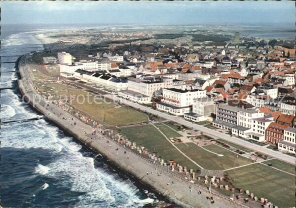 Norderney Nordseebad Kaiserstrasse Fliegeraufnahme