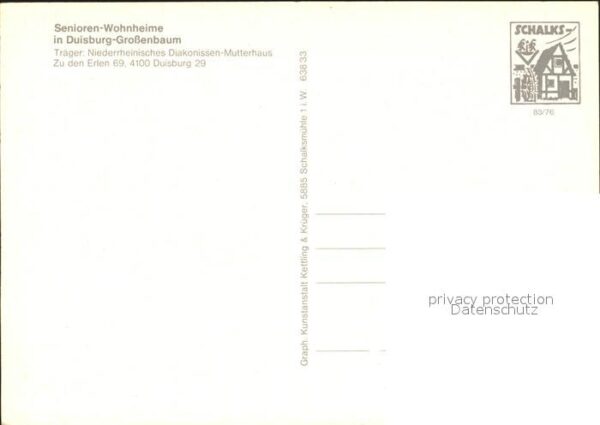Duisburg Ruhr Senioren- Wohnheime – Bild 2