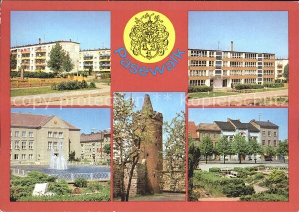 Pasewalk Mecklenburg Vorpommern Ernst- Thälmann- Platz Pulverturm Fried