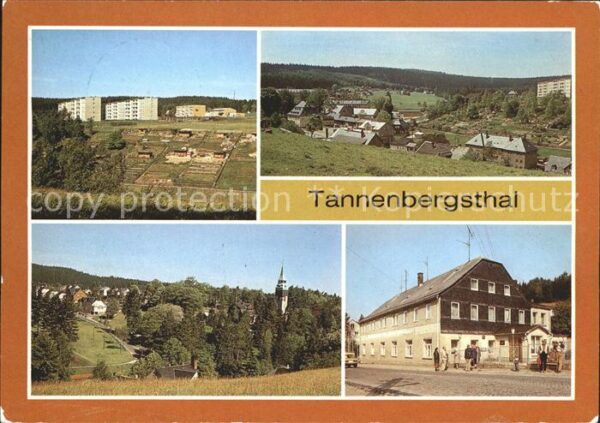 Tannenbergsthal Vogtland Neubaugebiet Gaststätte Zur Tanne