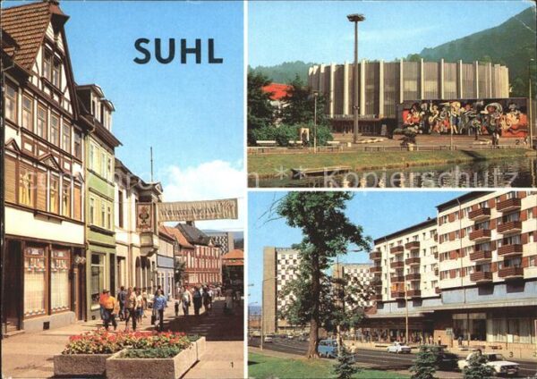 Suhl Thueringer Wald Steinweg Stadthalle der Freundschaft Wi