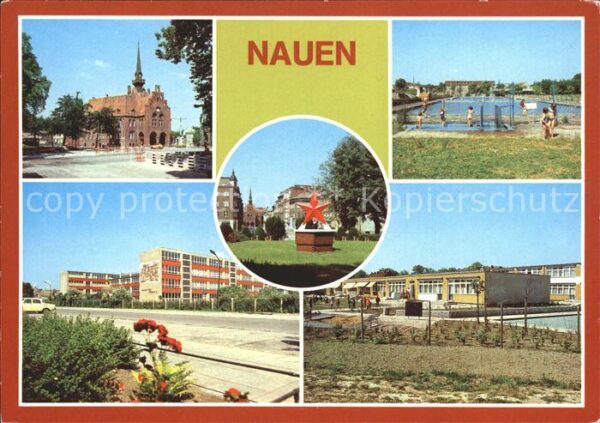 Nauen Havelland Freibad Wilhelm- Pieck- Oberschule Sowj