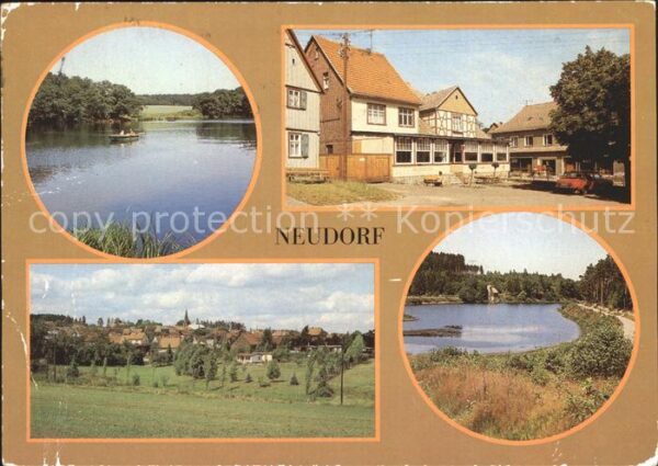 Neudorf Quedlinburg Gondelteich Gaststätte Goldener Löwe Te