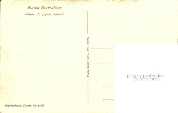Bauernhaus Bern Maison de paysan bernois – Bild 2