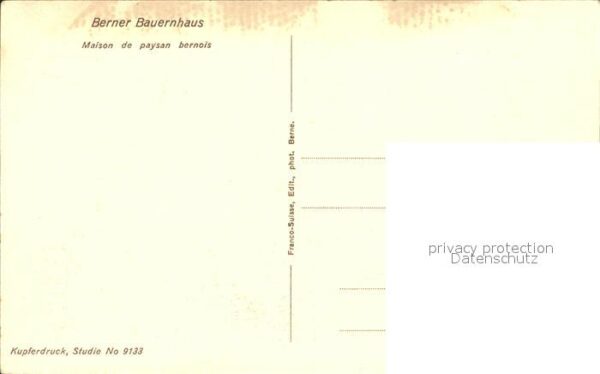 Bauernhaus Bern Maison de paysan bernois – Bild 2