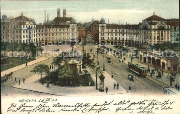 Strassenbahn München Karlsplatz