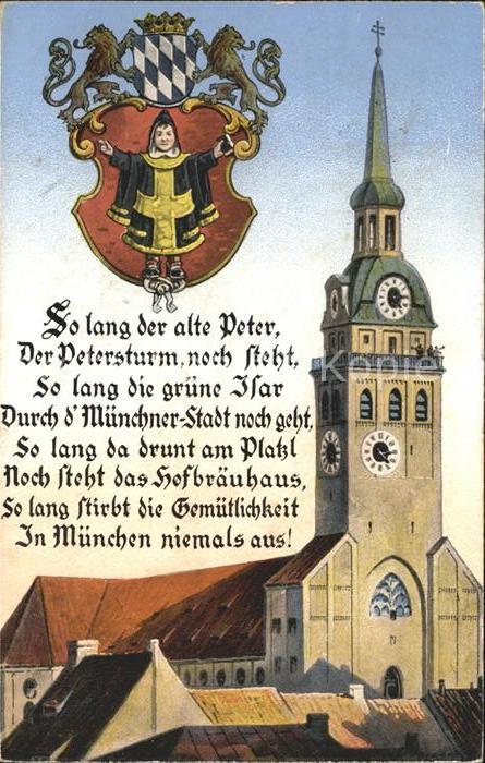Muenchner Kindl St. Peter Gedicht