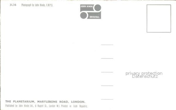 Planetarium London Marylebone Road – Bild 2