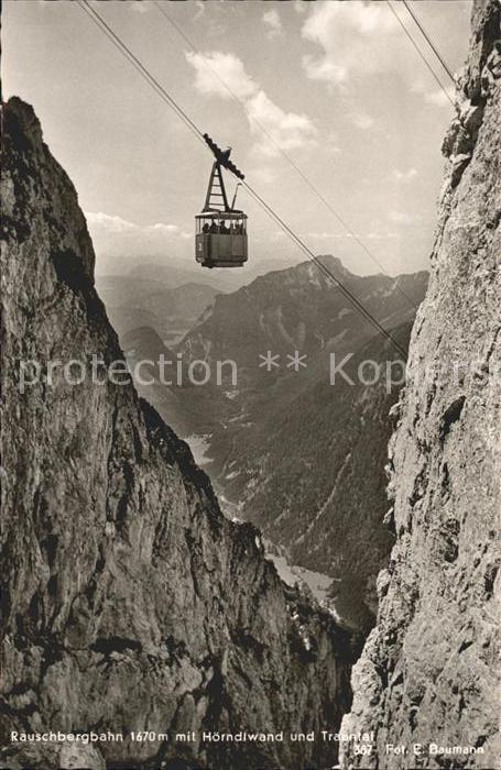 Seilbahn Rauschberg Hörndlwand Trauntal