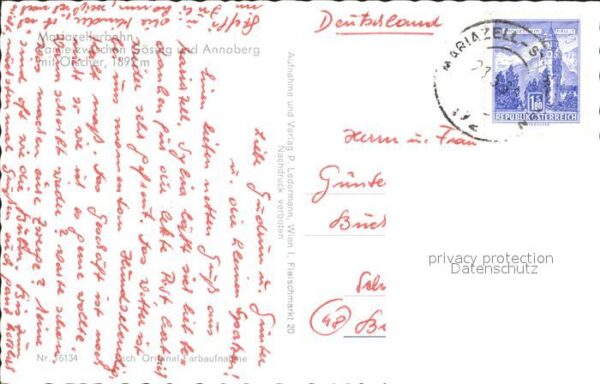 Eisenbahn Mariazellerbahn Gösing Annaberg Ötscher – Bild 2