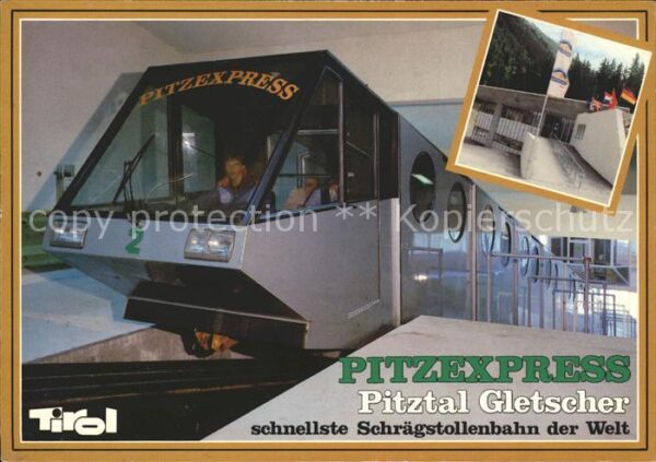 Zahnradbahn Schrägstollenbahn Pitzexpress Pitztal G