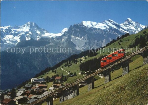 Zahnradbahn Allmendhubelbahn Mürren