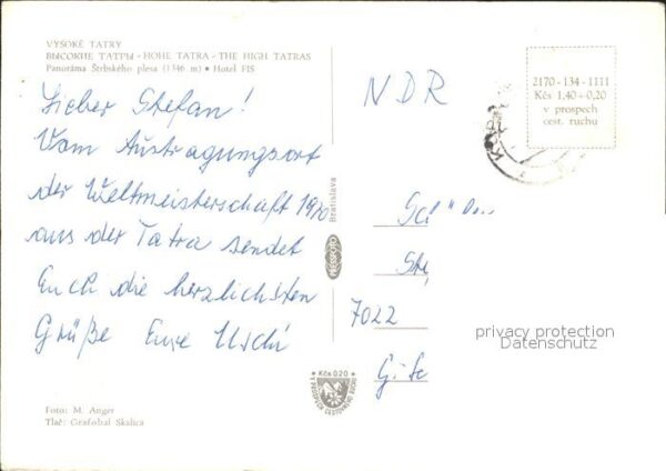 Ski-Flugschanze Vysoke Tatry Strbskeho plesa Hotel FIS – Bild 2