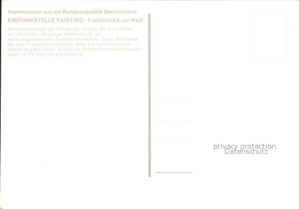 Funk Erdfunkstelle Raisting Antennenanlage – Bild 2