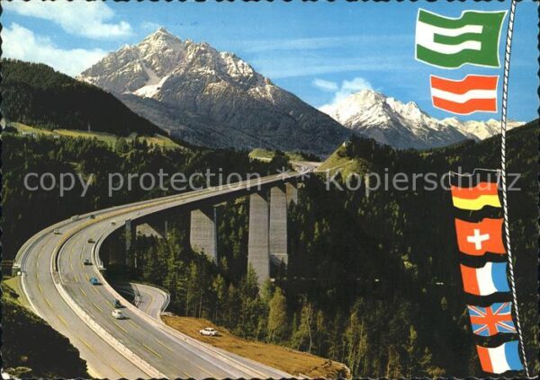 Bruecken Bauwerke Europabrücke Brennerautobahn