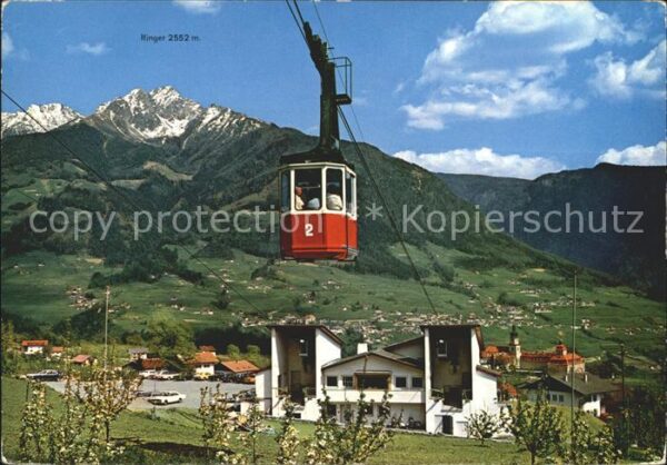 Seilbahn Talstation Hochmut Dorf Tirol Meran