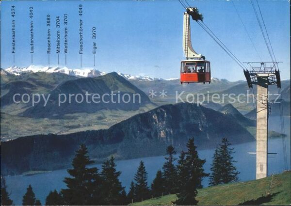 Seilbahn Weggis-Rigi-Kaltbad Vierwaldstättersee