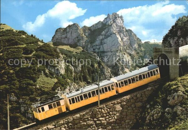Zahnradbahn Wendelsteinbahn Tunneleinfahrt Soinkess