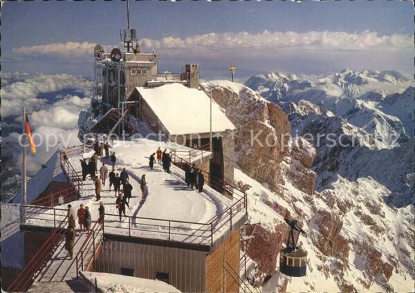 Seilbahn Zugspitzgipfel Gipfelterrasse Bergstati
