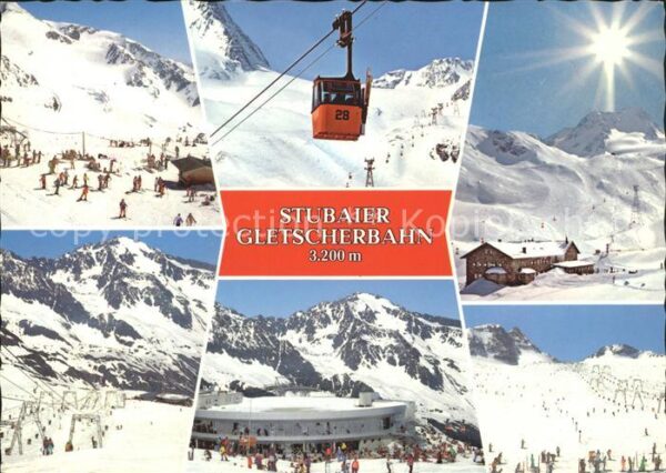 Seilbahn Stubaier Gletscherbahn Dresdnerhütte Re