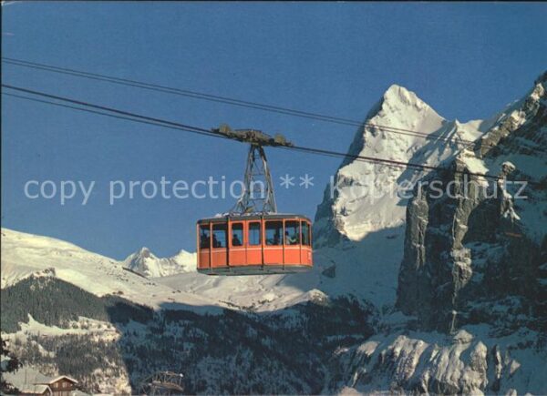 Seilbahn Schilthorn Mürren Eigernordwand