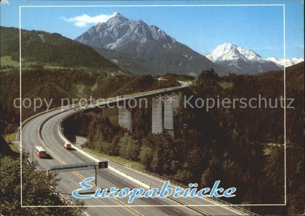 Autobahn Brennerautobahn Europabrücke Serles Hab