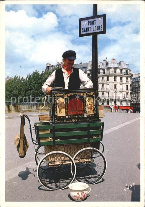 Drehorgel Paris Pont Saint-Louis