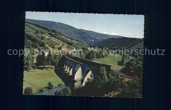 Eisenbahn Tal der Amel Viadukt