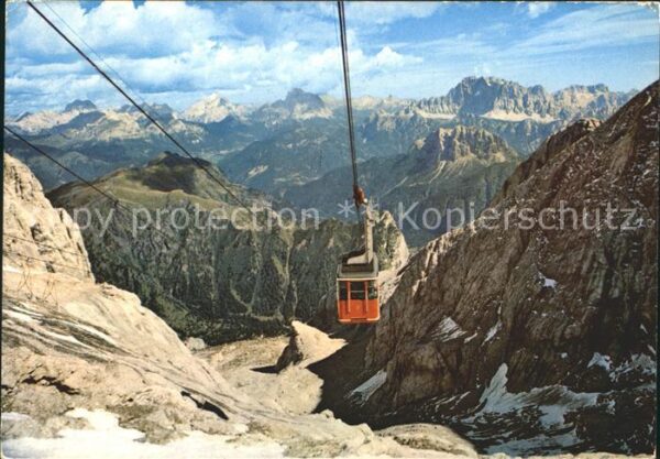 Seilbahn Marmolada Dolomiti Pelmo Civetta