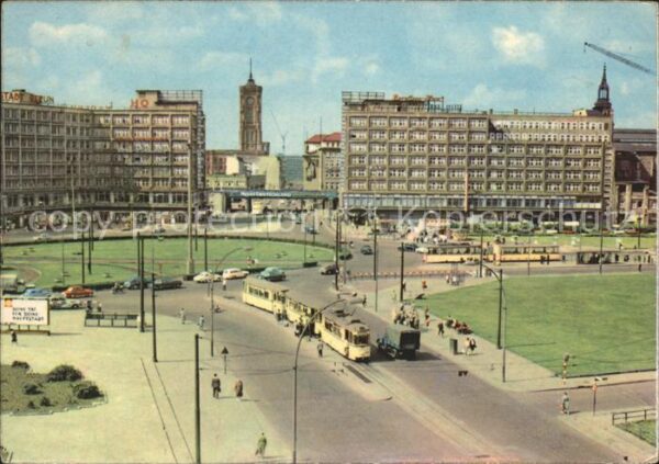 Strassenbahn Berlin Alexanderplatz