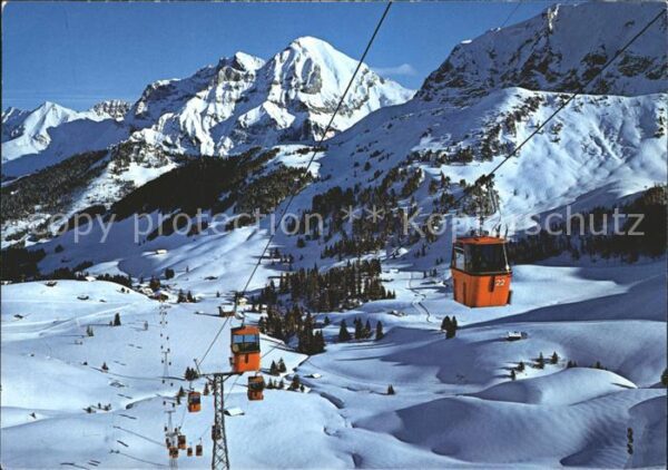 Seilbahn Geils-Hahnenmoos Adelboden Bonderspitz