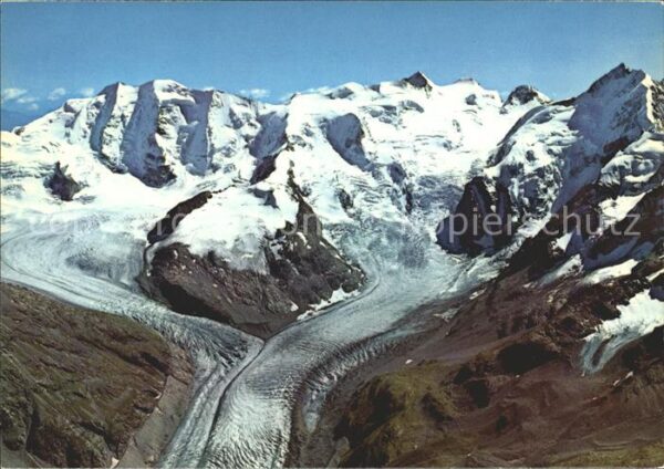 Gletscher Morteratsch Berninagruppe Piz Palü Bell
