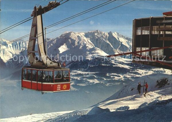 Seilbahn Crap S. Gion Signina Laax Flims Panoram