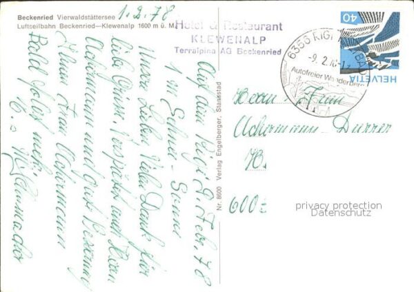 Seilbahn Beckenried-Klewenalp Vierwaldstättersee – Bild 2