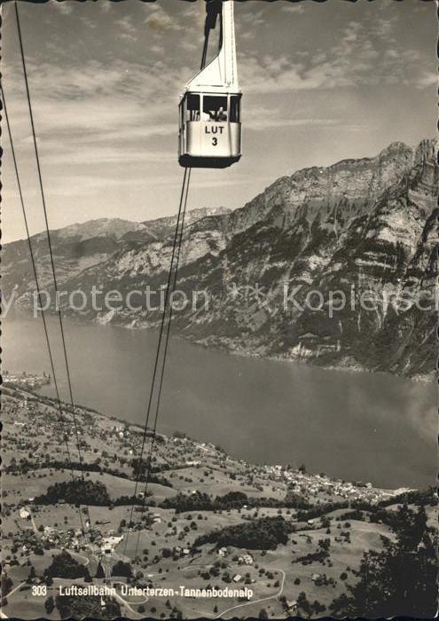 Seilbahn Unterterzen-Tannenbodenalp