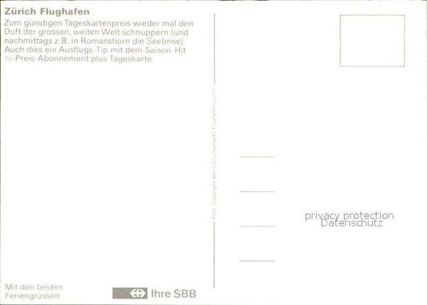 Swissair Zürich Flughafen – Bild 2