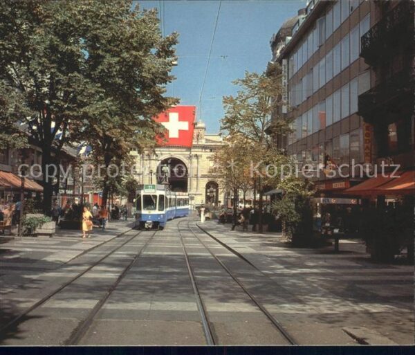 Strassenbahn Zürich Bahnhofstrasse