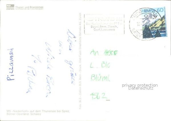 Motorschiffe MS Niederhorn Thunersee Spiez – Bild 2